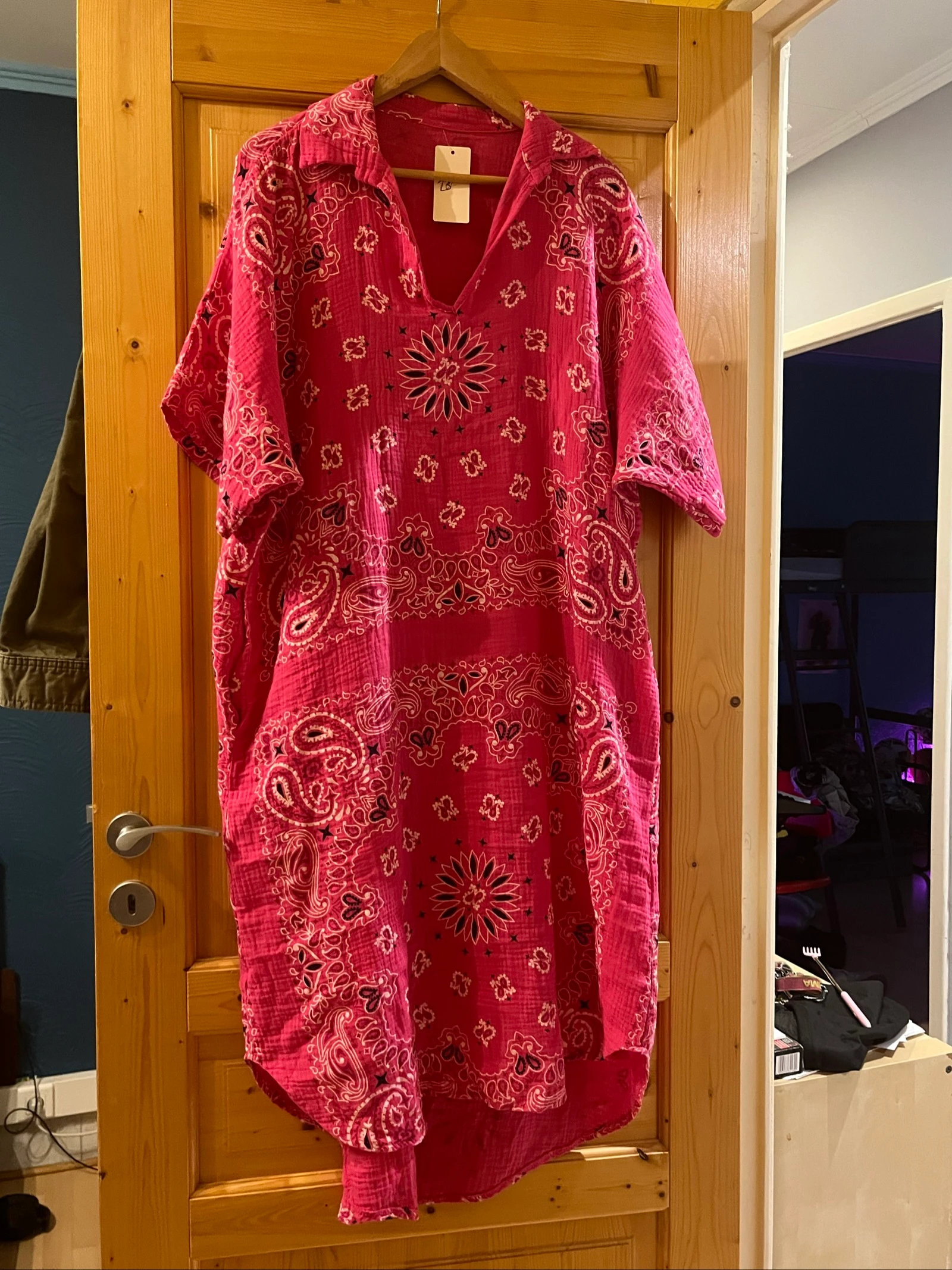 🌸 Vestido Made in Italy em gaze de algodão – Novo – Tamanho único (36 ao 46) 🌸 – photo 2